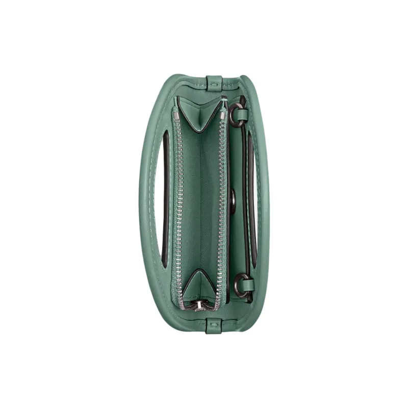 COACH Glove Tanned Leather Card Holder Mini Women's Green-3