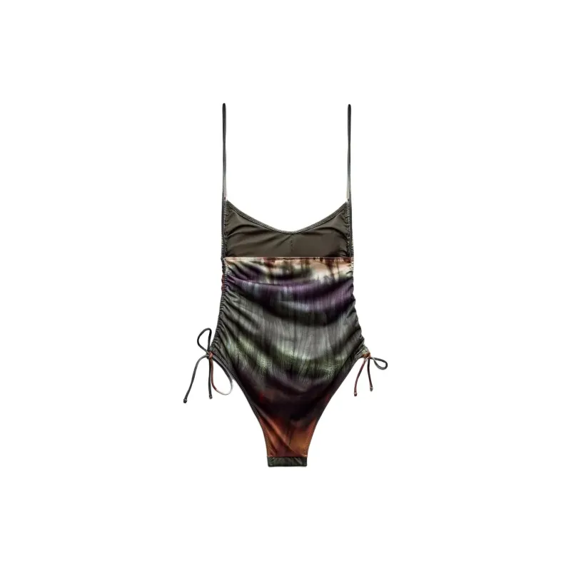 ZARA One-piece Swimsuit Women's Green-1