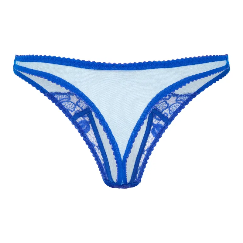 Agent Provocateur Rozlyn Series Underpants Women's 1 Pack Cobalt Blue-2