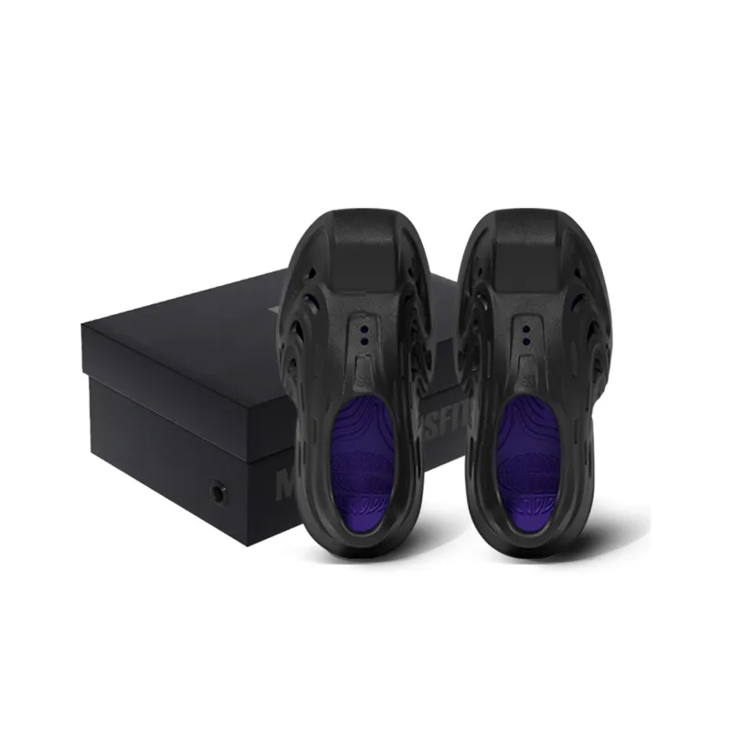 MAISON MISFIT 15 Gourmand Clogs Men's Black Face Purple Base-5