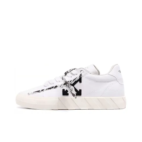 OFF-WHITE Vulc Eco Canvas Low White Black Women's