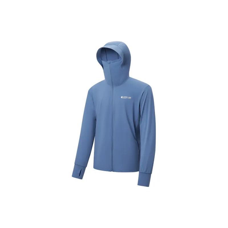 XTEP Sun Protection Clothing Men's Fall Eggplant Blue-2