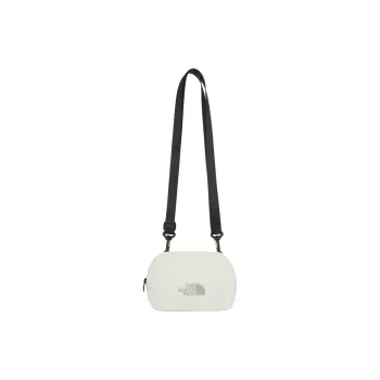 THE NORTH FACE Nylon Shoulder Bag, Crossbody Bag Mini Unisex Cream