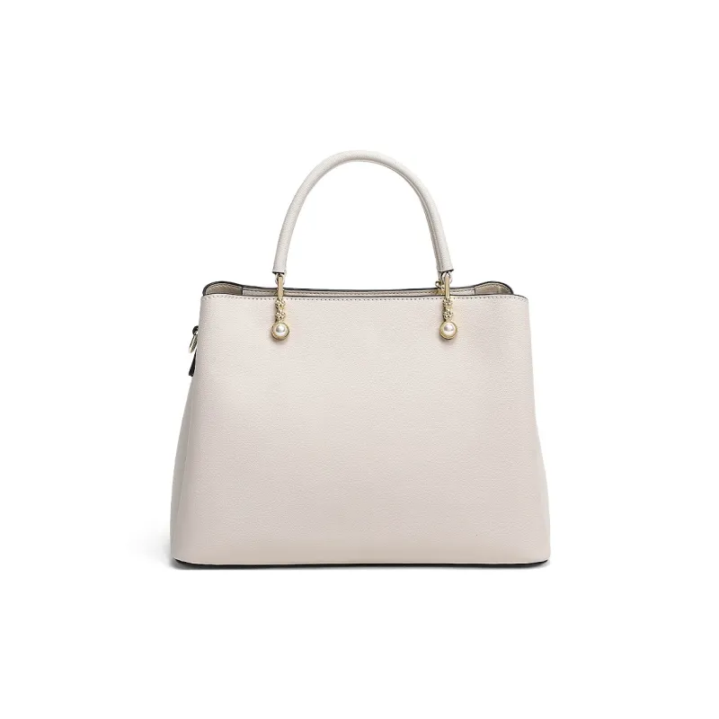 Kevin Cohen Cow Leather With Synthetic Leather Handbag, Shoulder Bag, Crossbody Bag Regular Women's Blue/Ecru/Black-6