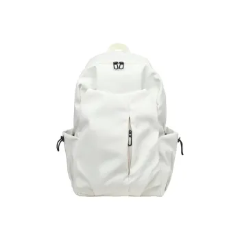 Elsvet Polyester Backpack Unisex White/Black