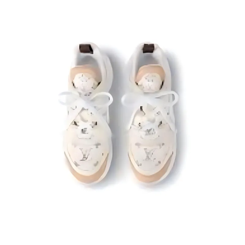 LOUIS VUITTON Archlight Abrasion Resistant Low Top Casual Shoes Women's Beige Apricot-3