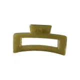 Olive Green 10cm-Square Clip-on Earrings