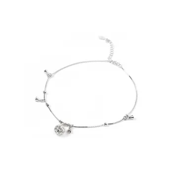 LINKY Laboratory S925 Silver Anklets Women's