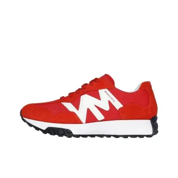 Skechers MARK NASON Anti-Slip And Wear-Resistant Breathable Low-Top Casual Running Shoes Women's Red