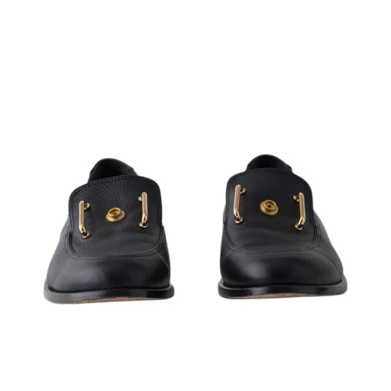 TIBI Morris Loafers Unisex Black-2