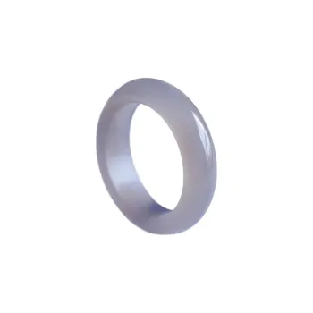 Cuizu Hetian Jade Rings Unisex Smoky Purple