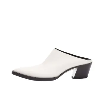 3.1 Phillip Lim Closed Toe Slippers 5.5cm Women's White