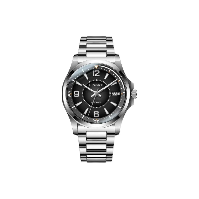 LINGKE Mechanical Movement Watch Men's Watches Blue Dial-5
