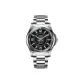 LK2811 Silver Case Black Dial Steel Band+White Box+Leather Strap+Watch Adjuster