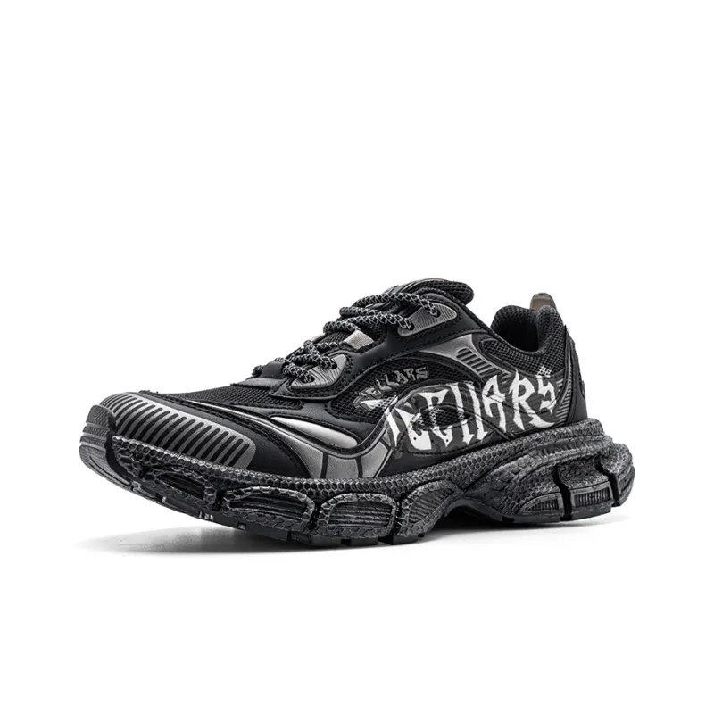 TCELLARS Cushioning Abrasion Resistant Lightweight Height Increasing Mat Low Top Chunky Sneakers Unisex-40