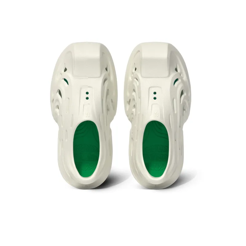MAISON MISFIT 15 Gourmand Clogs Men's White Surface Green Base-2