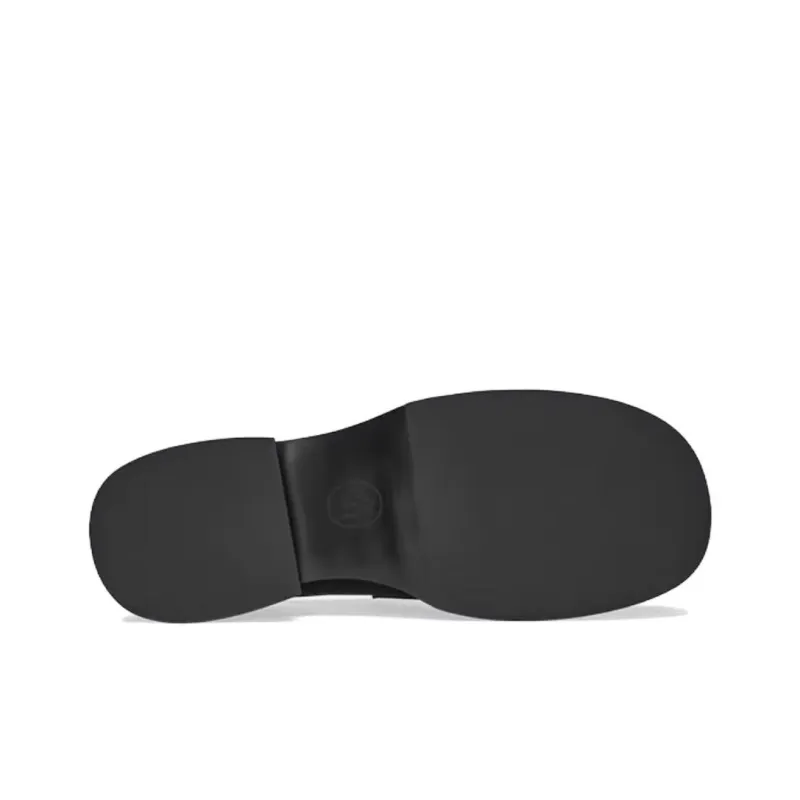 ASH HALO Series Loafers 5.5cm Women's Black-4