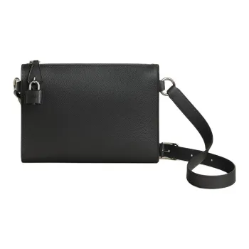 HERMES Evercolor Calfskin Shoulder Bag, Crossbody Bag Women's 8P Plomb Lead Gray