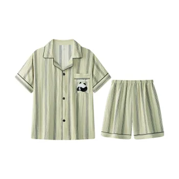 Lan Miao Pajama Set Men's Wood Green