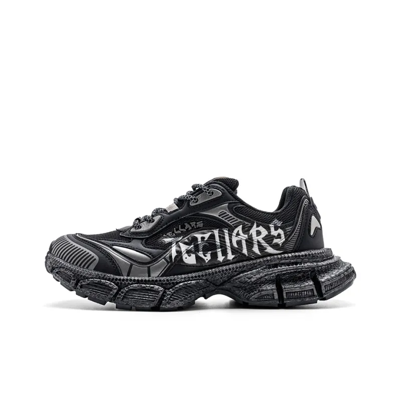 TCELLARS Cushioning Abrasion Resistant Lightweight Height Increasing Mat Low Top Chunky Sneakers Unisex-39