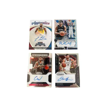 PANINI Stephenson Carter White Harris Signature 4 Piece Combination Player Card Access Pass Sports Cards 4 Pcs