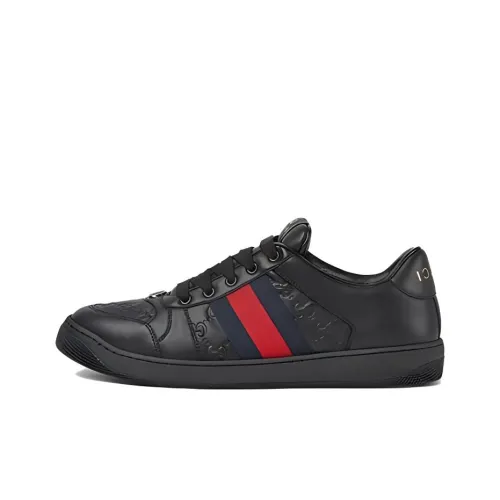 GUCCI Screener Sneaker 'GG Embossed Black'