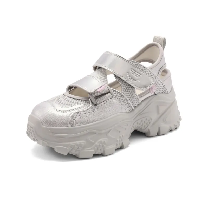BELLE Slip-Resistant Breathable Height Increasing Wear-Resistant River Trekking Shoes Women's-11