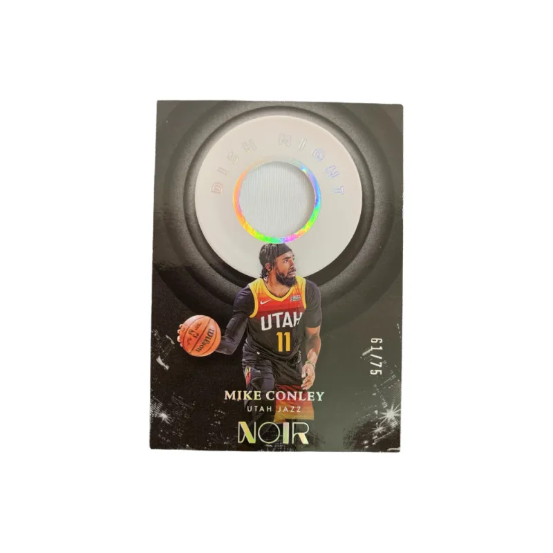 PANINI 2021 22 Noir Small Window Game Used Material Mike Conley 61/75 Player Card Condition Passed Sports Cards 1 Pc-0