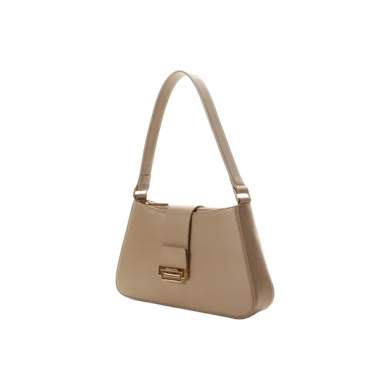 SAMANTHA THAVASA Synthetic Leather One Shoulder Handbags Large Size Women's Plain Fabric Color-2