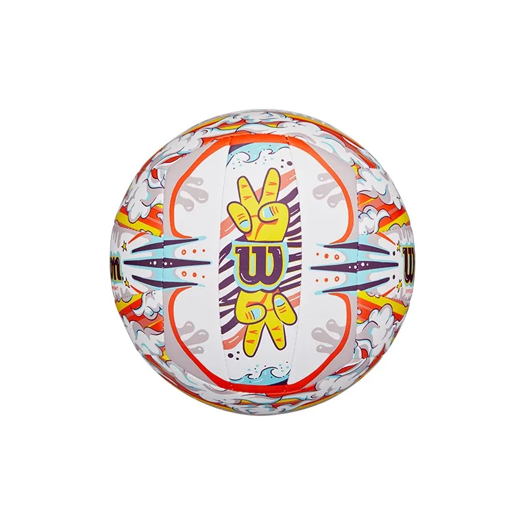 Wilson PU Size ５ Ball Volleyball Unisex Blue White Orange-4