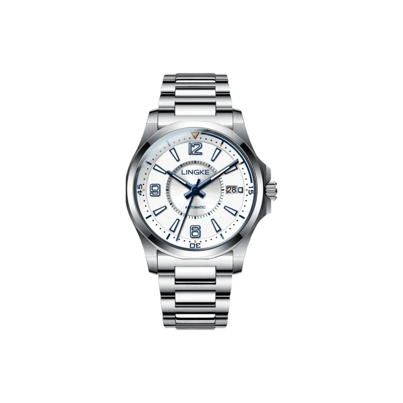 LINGKE Mechanical Movement Watch Men's Watches Blue Dial-10