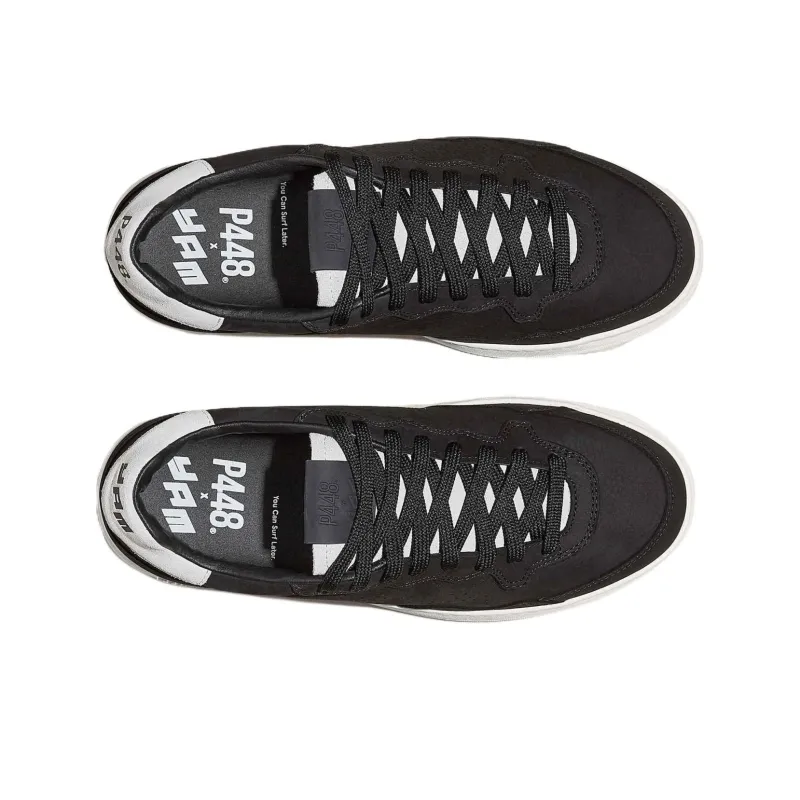 P448 Yam Low-Top Skateboard Shoes Unisex Black-3