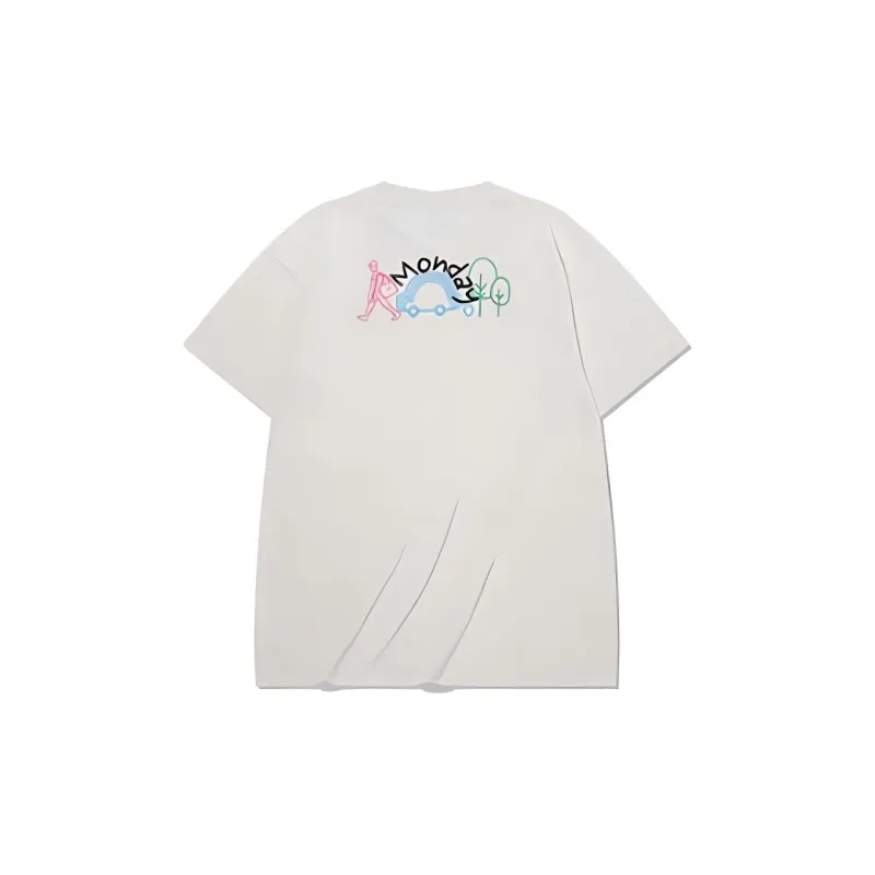 361° T Shirt Unisex Cream White-1