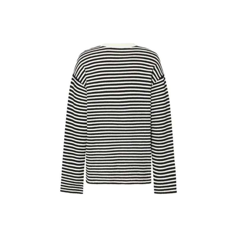 MOCO Knitwear Women's White Black-1