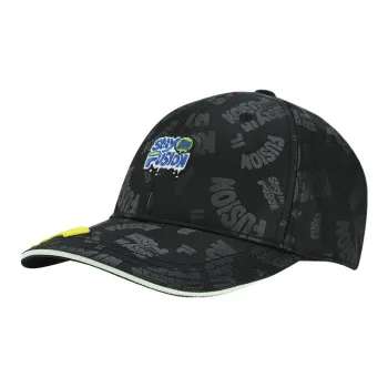 FILA FUSION Polyester Baseball Caps Unisex Black