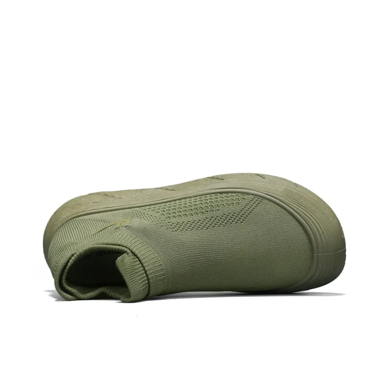 Warrior Cushioning Coverage Wear Resistant Lightweight Breathable Slip Resistant Low Top Casual Shoes Men's Army Green-3
