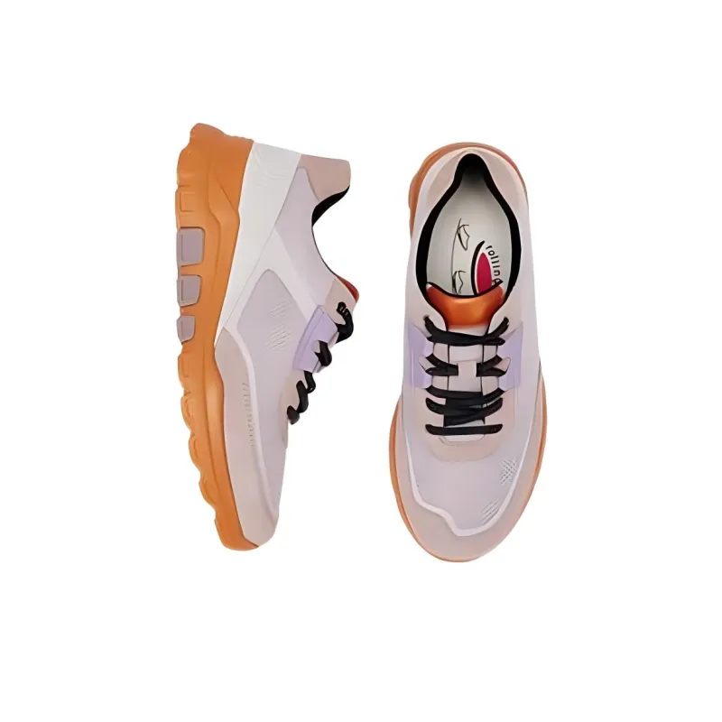 Gabor Casual Shoes Women's Low-Top Pink Orange-3