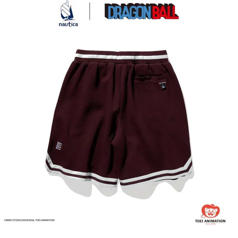 Nautica White Sail x LONGZHULIANMINGXILIE Knitted Fabric Casual Shorts Unisex-2