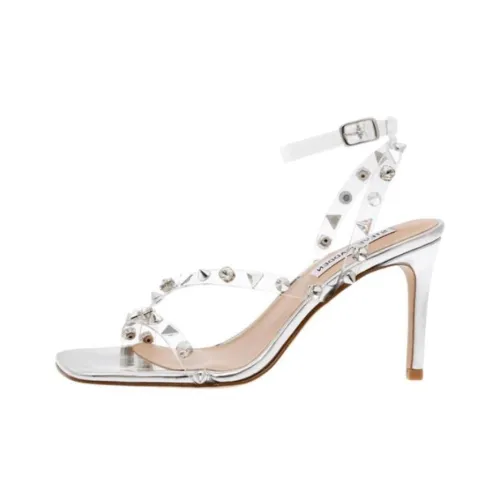 STEVE MADDEN Strap Rounded 8cm Women's Transparent