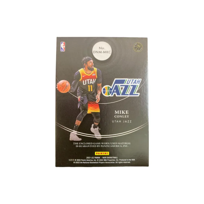 PANINI 2021 22 Noir Small Window Game Used Material Mike Conley 61/75 Player Card Condition Passed Sports Cards 1 Pc-1