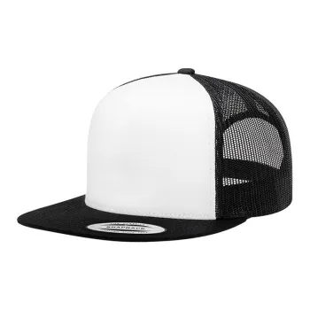 FLEXFIT Cotton Baseball Caps Unisex Black White