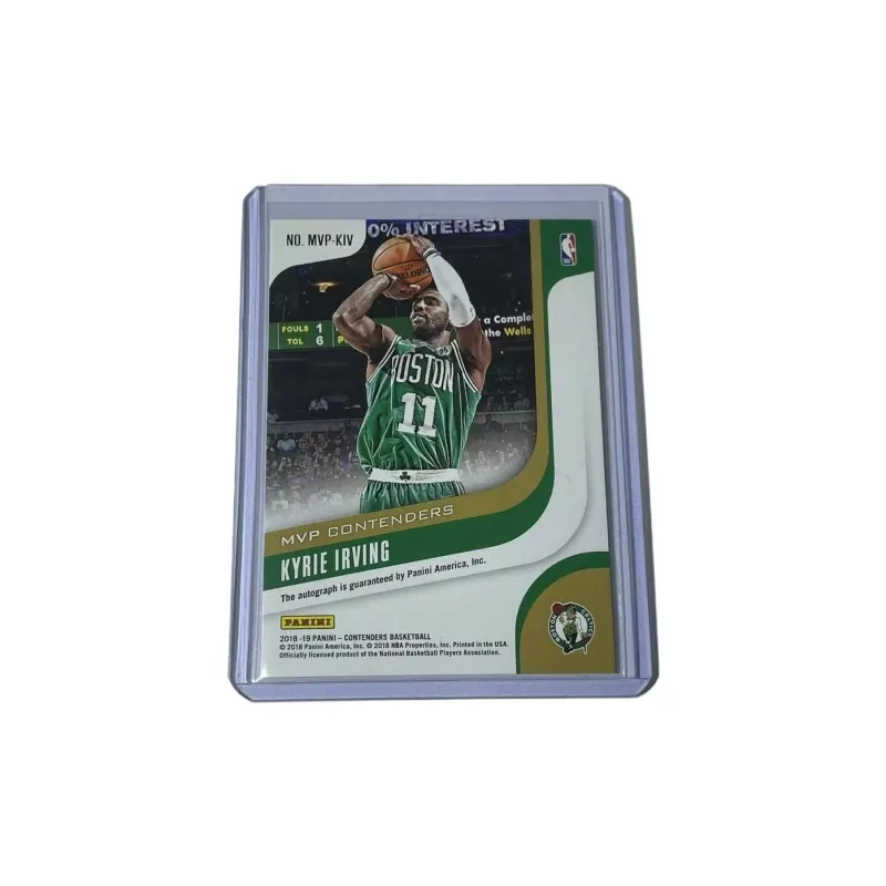 PANINI Irving 2018/2019 Ball Game Ticket Collection MVP Gold Sign 07/10 Player Card Product Access Sports Cards 1 Pc-1