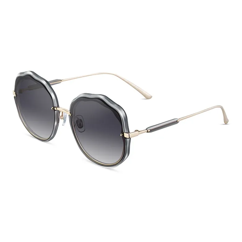 HELEN KELLER Alloy Round Sunglasses Unisex-4