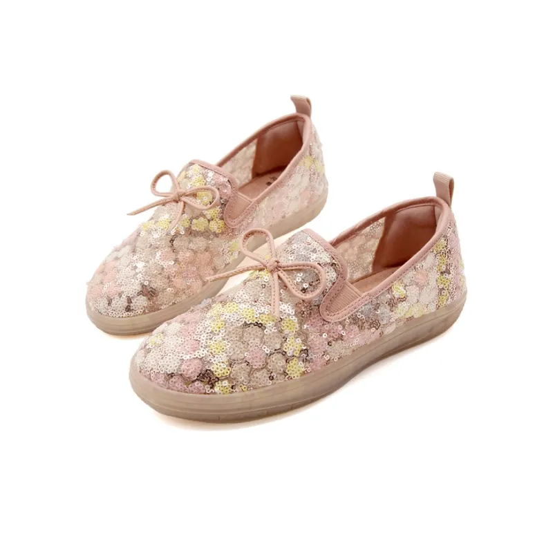 Joy&Mario Loafers Women's Apricot/Silver/Black-3