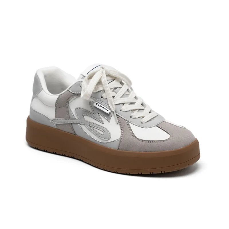 Mule Donkey Breathable Height Increasing Low-Top Skateboard Shoes Unisex-30