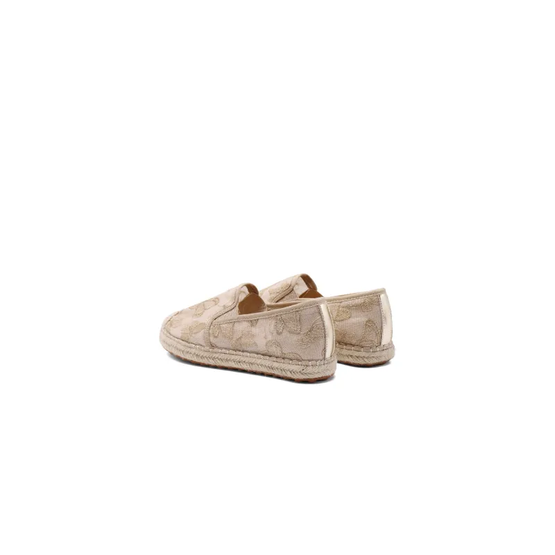 BELLE Espadrilles Women's Gold, Black-3