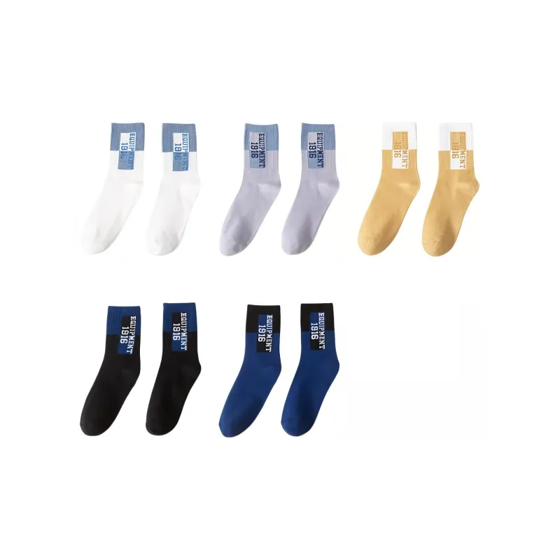 MIIOW Mid-Calf Socks Men's 5 Pack-6