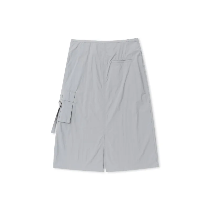 NERDY SS24 Casual Long Skirt Women's Gray-1