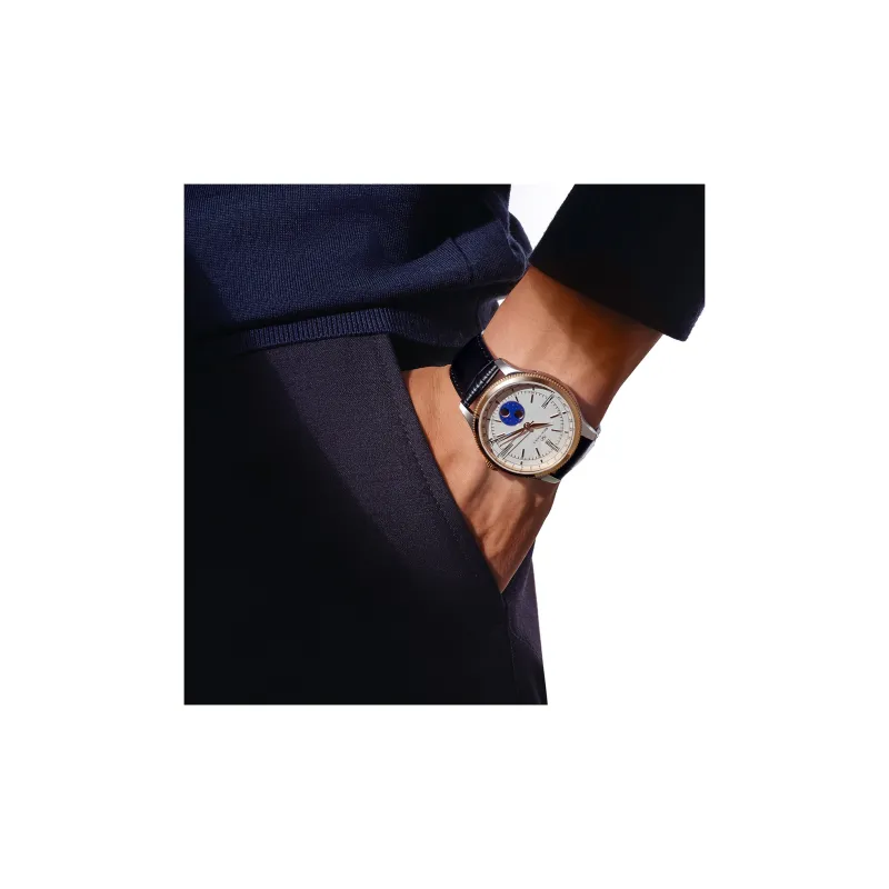 Sea Gull Automatic Mechanical Movement Genuine Leather Strap Watch Men's Watches White Dial-7