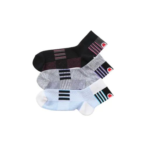 Champion SS24 Mid-Calf Socks Men's 3 Pack Mixed Color